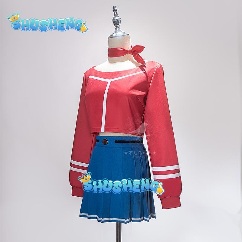 MiSide Mita Cosplay Game Anime Women Dress Sets Plus Size Horror Galgame