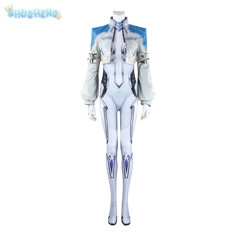 Shusheng-R Superhero Dagger Tandy Bowen Cosplay Rivals Costume Halloween Women's Fantasia jumpsuit outerwear shoes set fashionable uniform