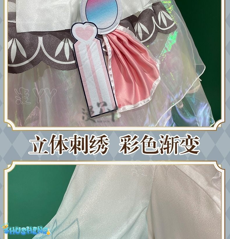 Dolia Cosplay Costume Game Honor of Kings Doria Costume Uniform Dress Headgear Set Duo Liya Role Play Clothing Women Dress