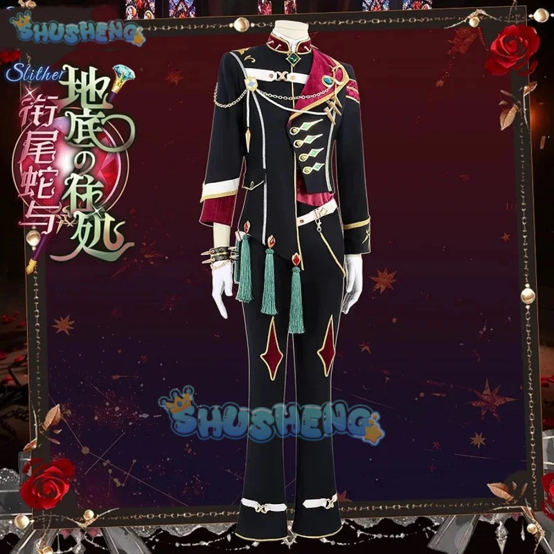 Ensemble Stars Saegusa Ibara Tomoe Hiyori Sazanami Jun Ran Nagisa Cosplay Costume Uniform Halloween Carnival Party Christmas