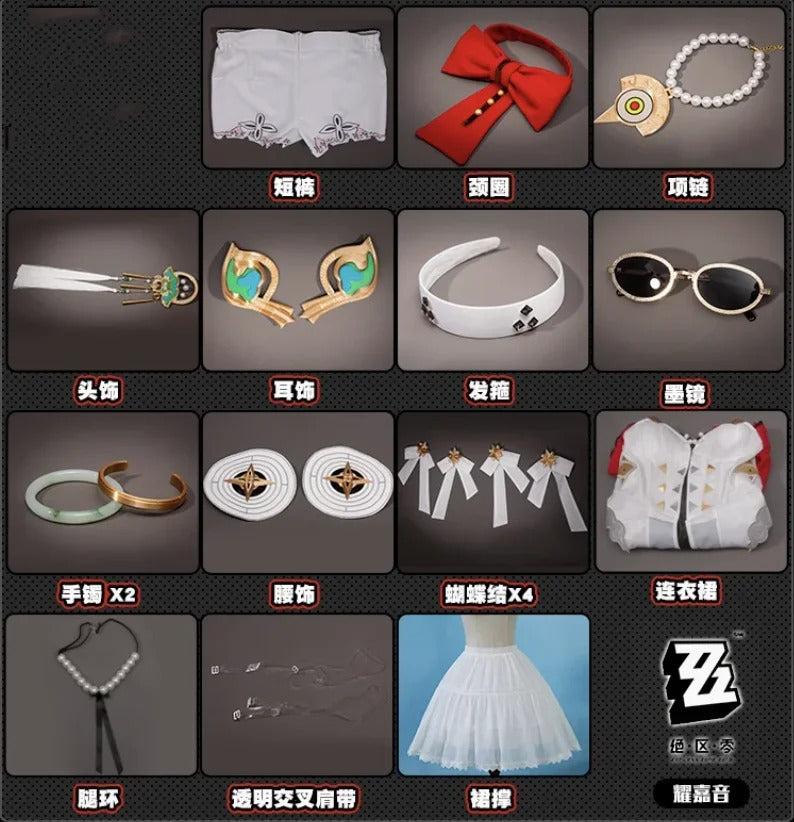 Zenless Zone Zero Astra Yao Cosplay Costume Uniform Halloween Carnival Party Christmas Play Role Clothes Clothing for Women