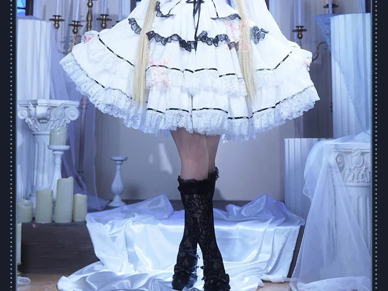 Tsukiyomi Utau Anime Shugo Chara Cosplay Costume Halloween Carnival Sweet Gothic Dress Wig Women Lolita Prop Accessories Uniform