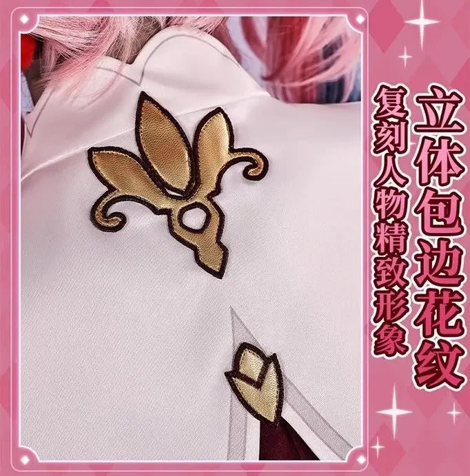 Hyacine Cosplay Costume Game Honkai:Star Rail Hyacinthia Uniform Halloween Carnival Party Christmas Play Role Clothes Clothing