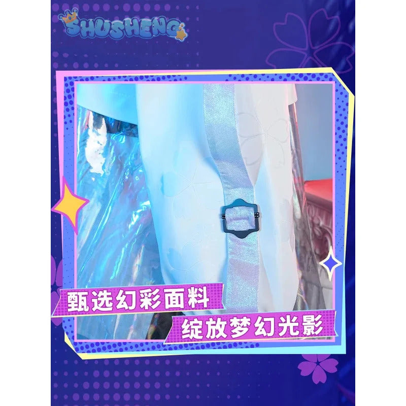IN STOCK Genshin Impact Yae Miko Cosplay Costume Handsome Leather Jacket Belt Nail Earrings Dress Party Carnival Uniform New Set