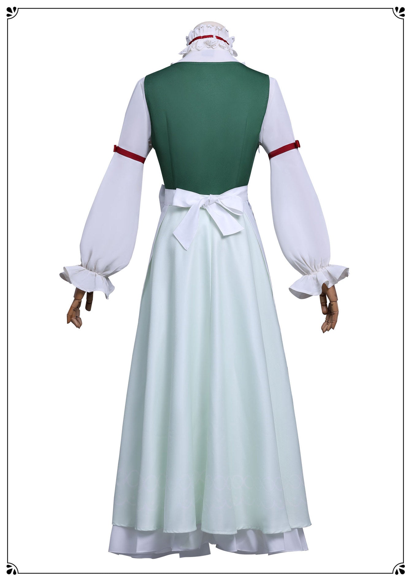 New Frieren Beyond Journey's End Stark Collaboration Cosplay Costume Wigs Dress Apron Full Set Halloween Anime Daily Outfit