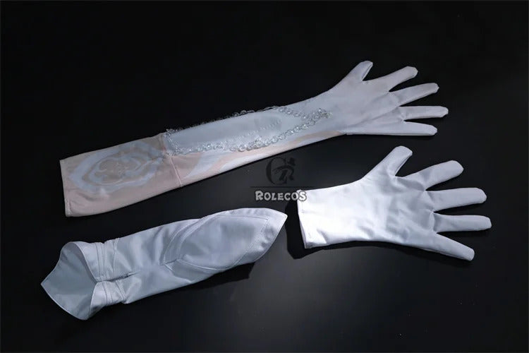 Shusheng-N Game LOL Prestige Crystal Rose Lux Cosplay Costume Game LOL Lux Cosplay Outfit Halloween Women Suit New Skin