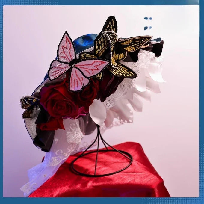 Shusheng-R Identity Ⅴ cosplay Emma Woods Gardener specimen gallery costume Halloween party lolita dress hat waist cover props shirt girl