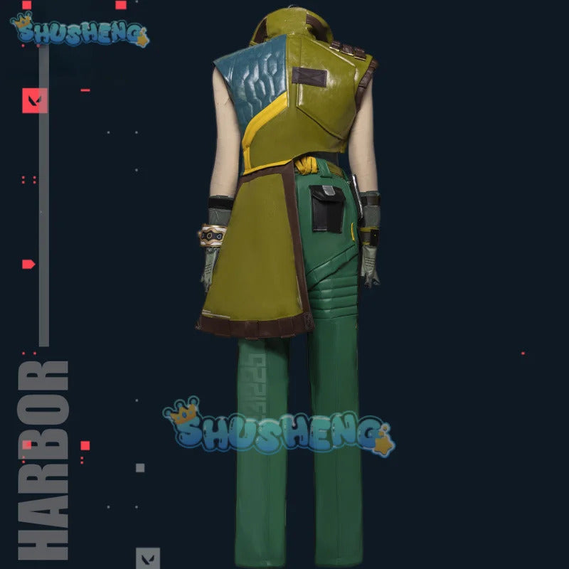 Shusheng Game VALORANT Harbor Cosplay CostumeUniform Halloween Carnival Party Christmas Play Role Clothes Clothing for Women