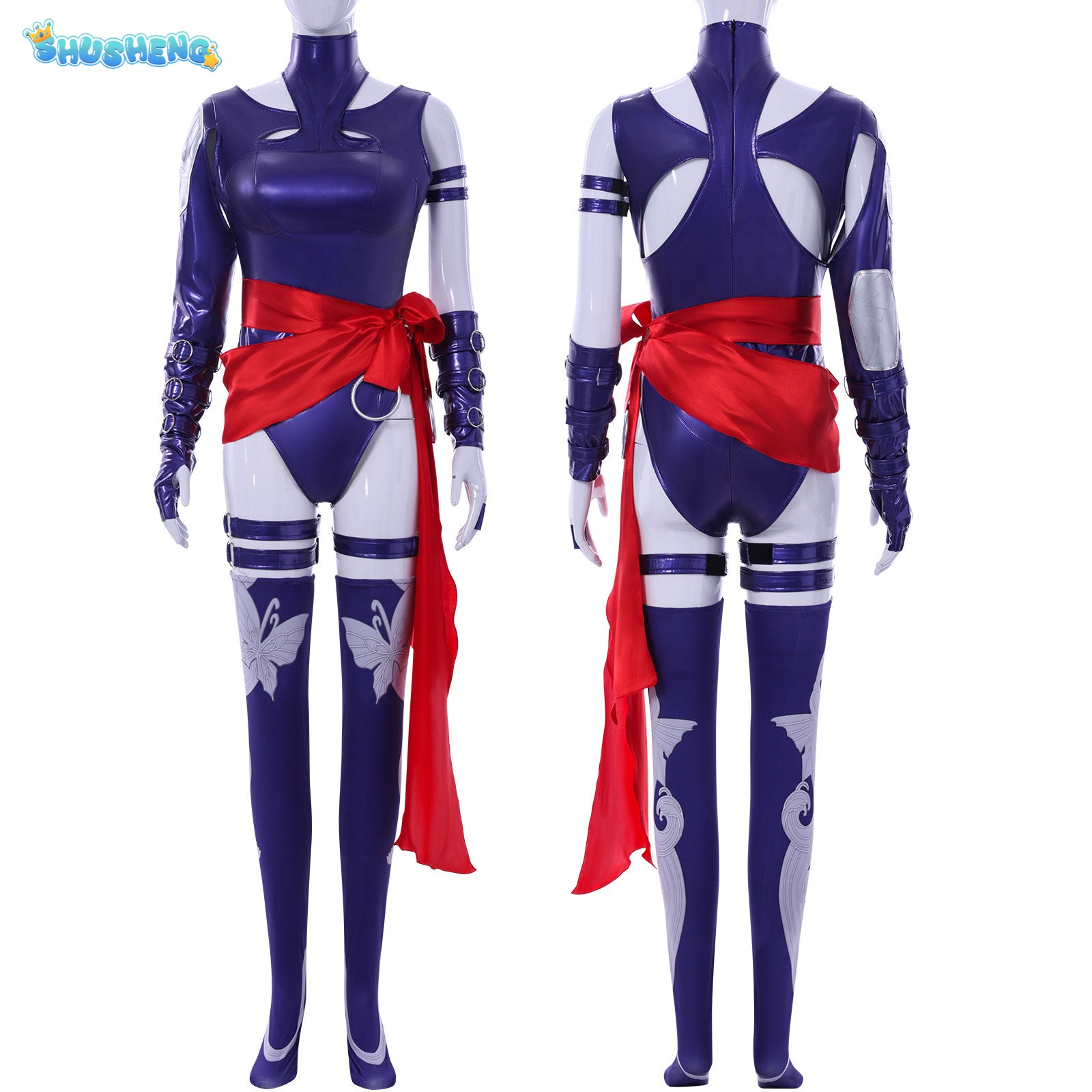 Marvel Rivals Psylocke Cosplay Costume Fantastic Women Jumpsuit for Female Disguise Fantasy Halloween Carnival Party Outfits