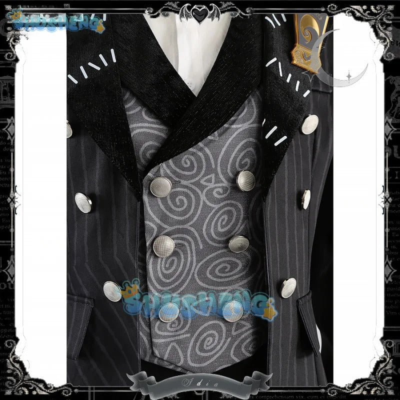 Twisted-Wonderland Idia Shroud Cosplay Costume Uniform Halloween Carnival Party Christmas Play Role Clothes Clothing