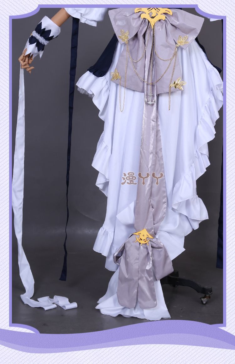 Azur Lane Cheshire Cosplay Lolita Maid Dress Game Anime Suit for Women Halloween Carnival Roleplay Clothing COSFun