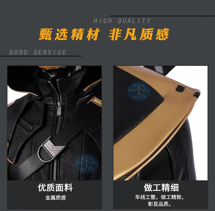 Superhero Hawkeye Cosplay Ronin Costume Shoes masks Thanos Outfits Hoodie Luxious Uniforms Party Carnival for Adult Men Any Size