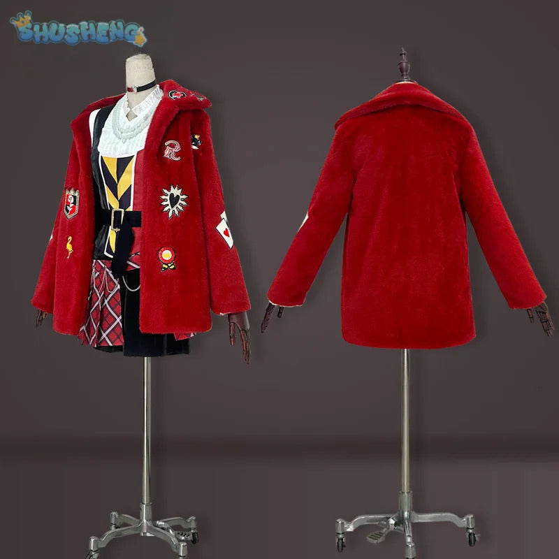 Anime Riddle Cosplay Twisted-Wonderland Costume Halloween Carnival Fashion Uniform Accessories Prop Jacket Men Women Riddle Set