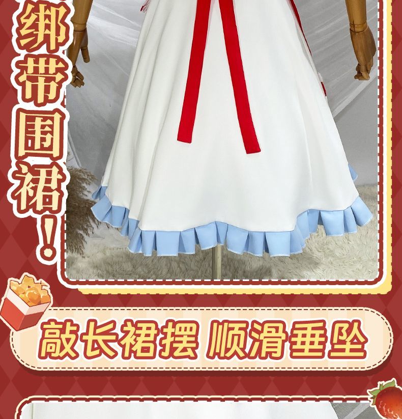 Identity V Grace Naiad Game Suit Sweet Lovely Maid Dress Cosplay Costume Halloween Party Role Play Outfit Women