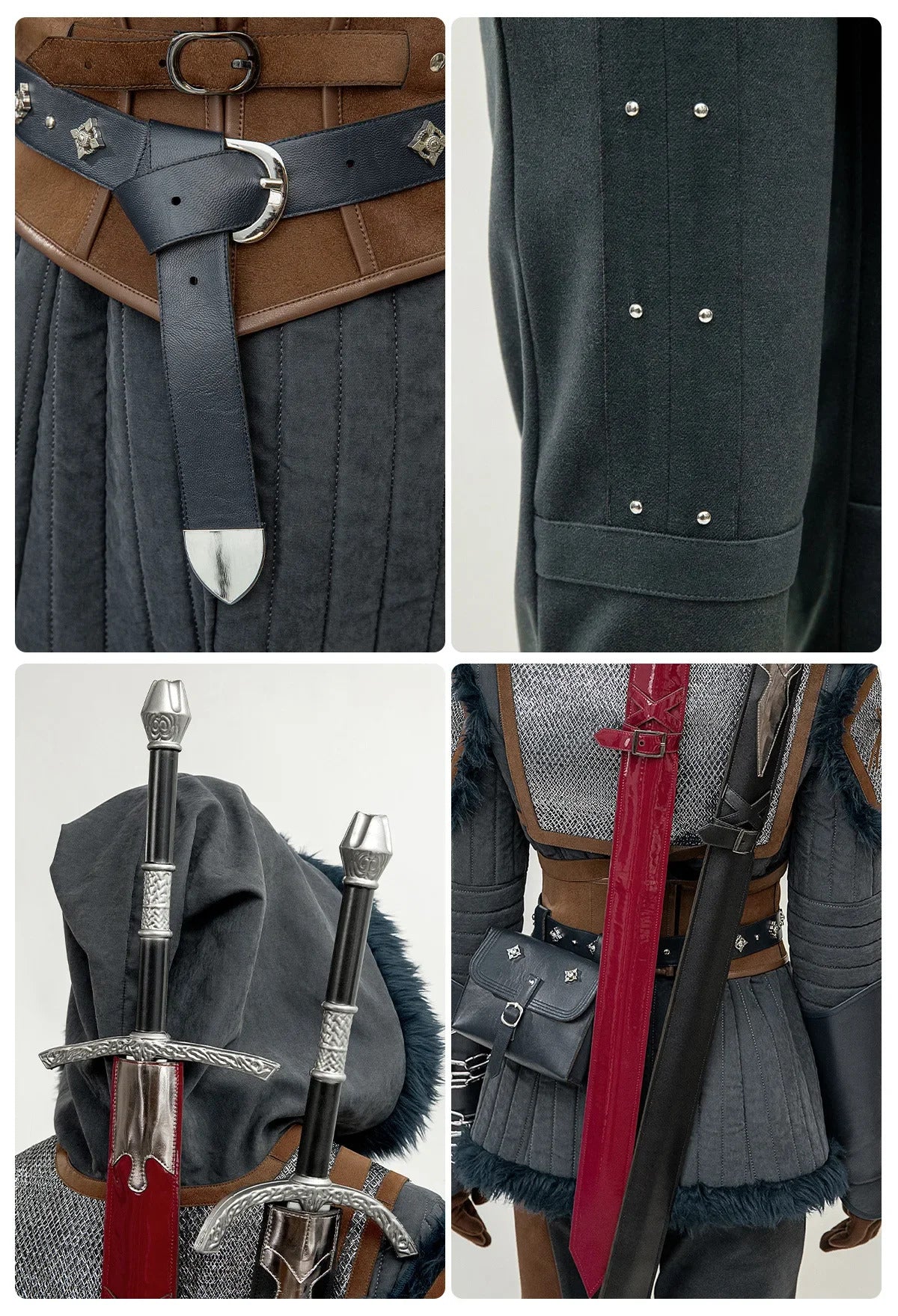 Ciri Witcher 4 Cosplay Costume Uniform Cirilla Fiona Elen Riannon Halloween Carnival Party Christmas Play Role Clothes Clothing