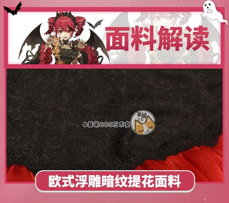 Shusheng Te Cos to Halloween Little Devil Dress Cosplay Costume Uniform Halloween Carnival Party Christmas Play Role Clothes
