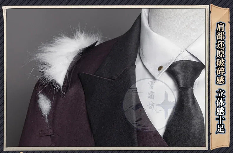 Identity Ⅴ Norton Campbell Aesop Carl Cosplay Costume Embalmer Prospector Uniform Suit Thug Halloween Carnival Play Clothing