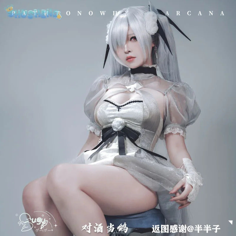 NIKKE:The Goddess of Victory Cinderella Cosplay Costume Anniversary Illustration Dress Halloween Carnival Sweet Lolita Uniform