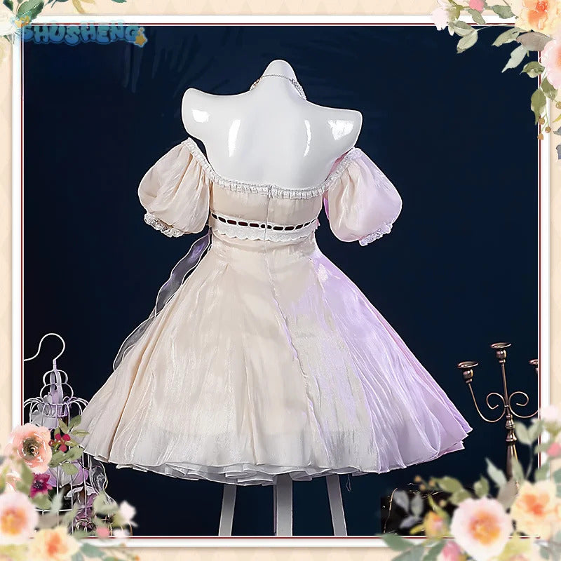 Shusheng-R Asuka Langley Soryu Anime EVA Cosplay Costume The Language of Flowers Sweet dress accessory prop set Halloween carnival uniform