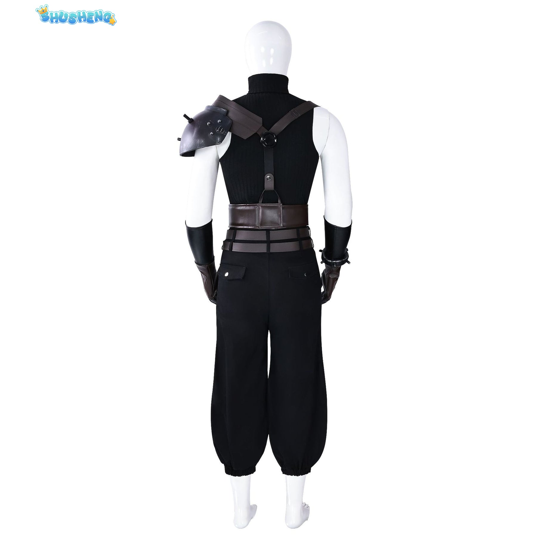 Final Fantasy VII Cloud Strife Cosplay Costume Outfit Adult Men Fantasia FF7 Halloween Disguise Suit