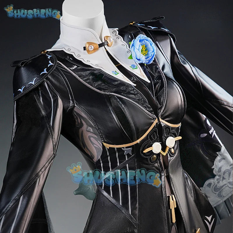 Zenless Zone Zero Yixuan Cosplay Costume Trails of Ink Uniform New Skin Yunkui Summit Headwear Halloween Party for Women Girls
