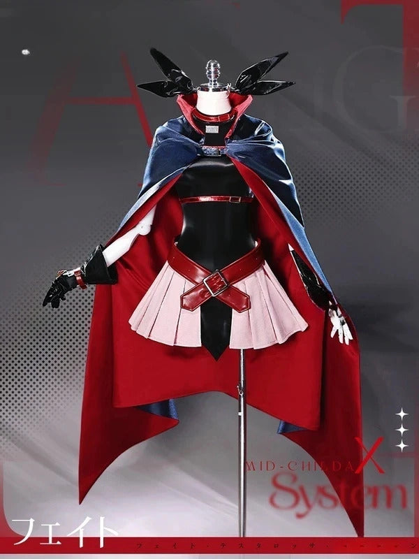 Fate Testarossa Harlaown Magical Girl Lyrical Nanoha Fate Cosplay Lightning 01 Costume Halloween women dress props wig new set