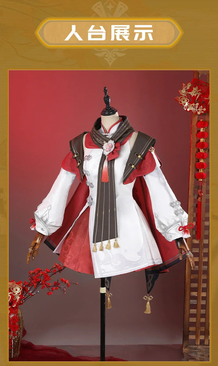 Genshin Impact Hu Tao Cosplay Costume Sea Lantern Festival Uniform Halloween Carnival Party Christmas Play Role Clothes Clothing