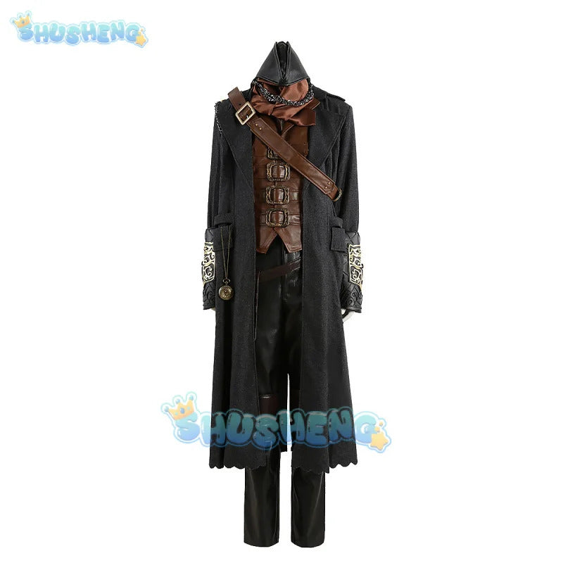 Gehrman Hunter Cosplay Costume Game Bloodborne Uniform Halloween Carnival Party Christmas Play Role Clothes Clothing for Men