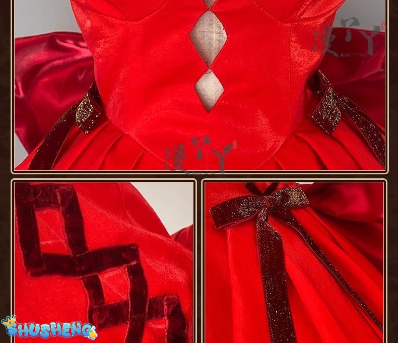 Anime Soryu Asuka Langley Cosplay Costume Shikinami Asuka Red Off Shoulder Dress Gown Ball Evening Suit Halloween