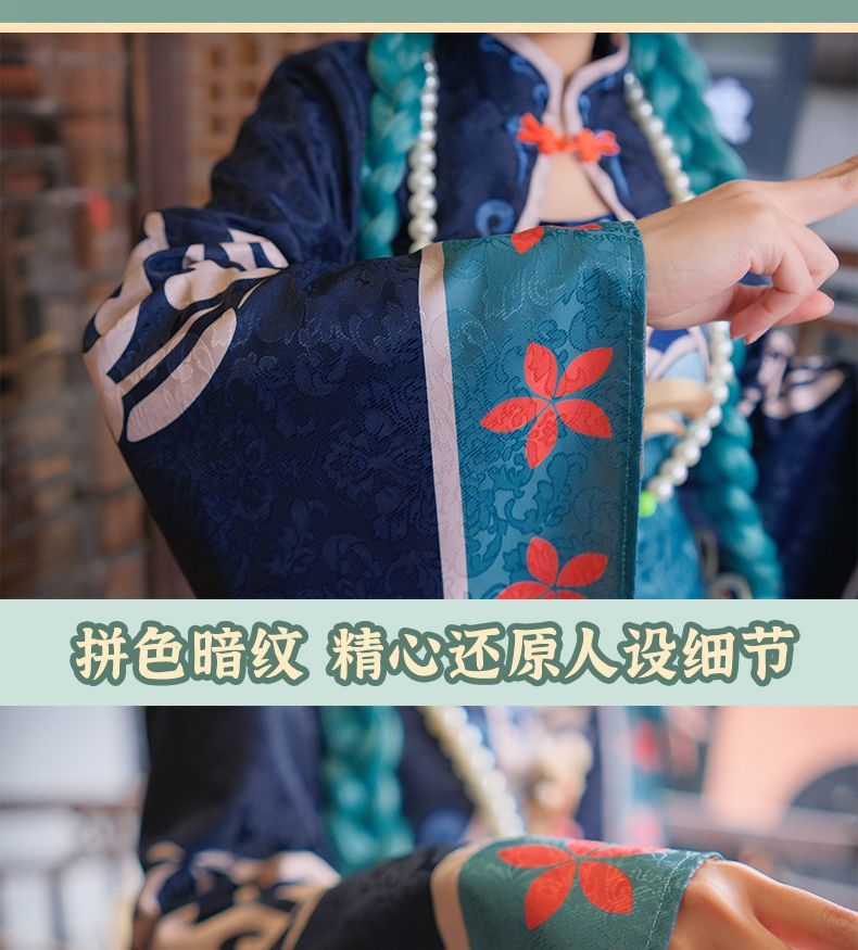 Anime Virtual singer Miku Zombie version Cosplay Costume Lolita Dress Vampire Kawaii Gothic Halloween Party Maid Outfits Women