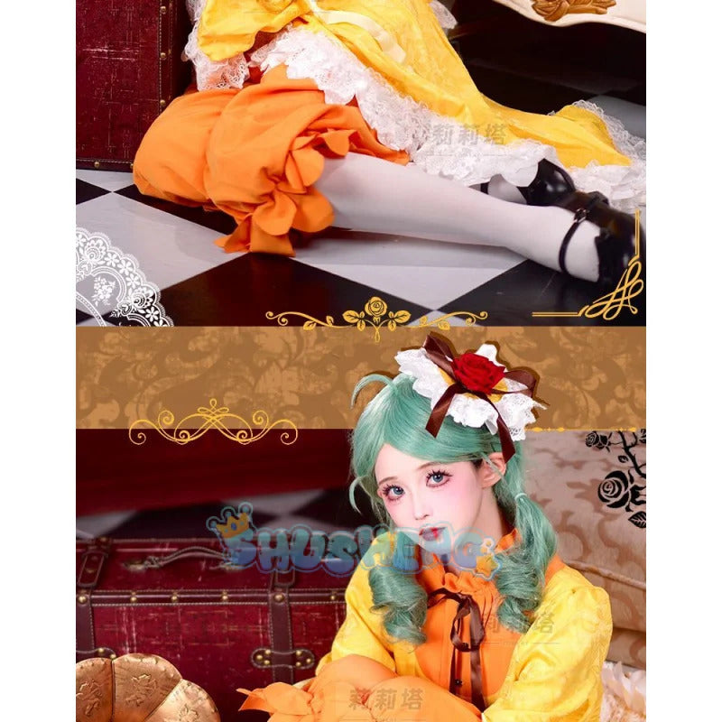 Anime Rozen Maiden Hinaichigo Souseiseki Cosplay Costume Halloween Carnival Sweet and Cute Lolita Dress and Accessories Girl Set