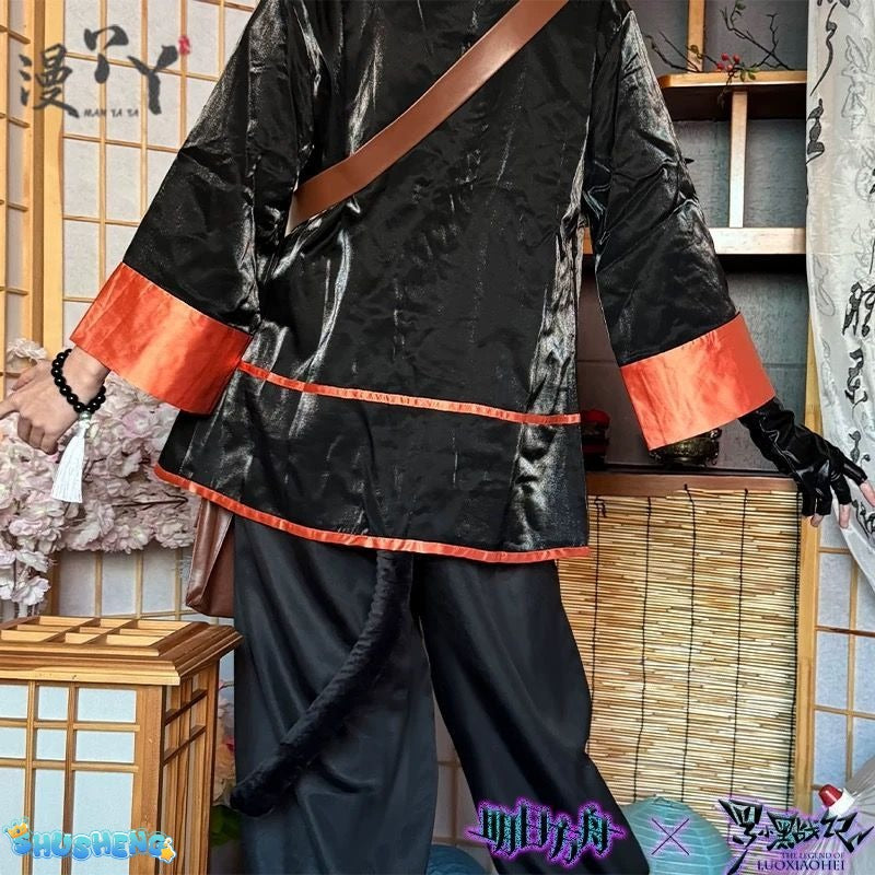 Arknights Luo Xiaohei Chinese Style Cosplay Costume Anime Game Party Uniform Halloween Play Role Chinese Culture Theme