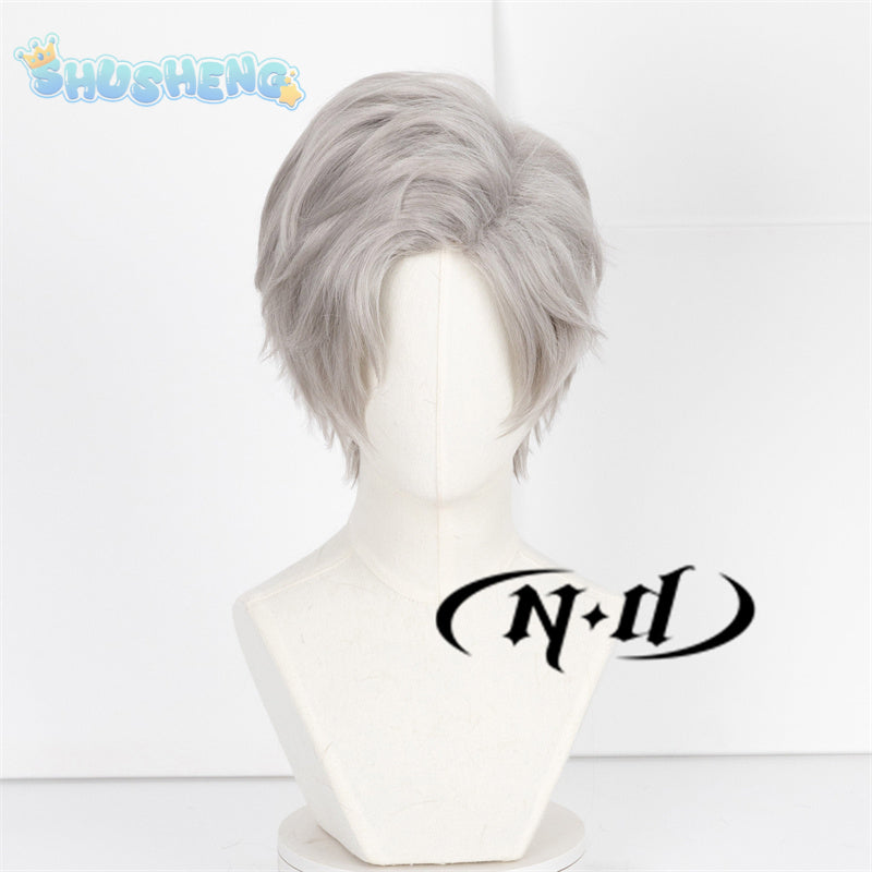 Love and Deepspace Sylus Cosplay Costume Wig Halloween Party for Women Girls Props Carnival Role Play Set