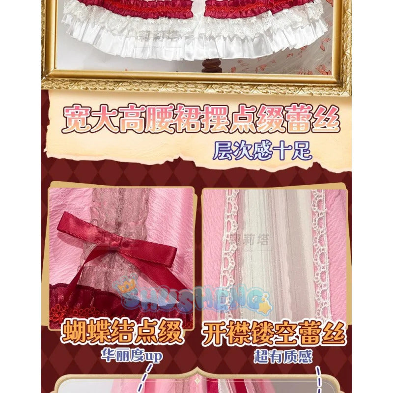 Anime Rozen Maiden Hinaichigo Souseiseki Cosplay Costume Halloween Carnival Sweet and Cute Lolita Dress and Accessories Girl Set