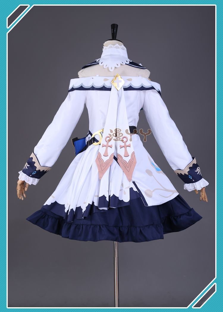 Barbara Cosplay Genshin Impact Costume Adult Carnival Uniform Anime Halloween Party Costumes Masquerade Women Game