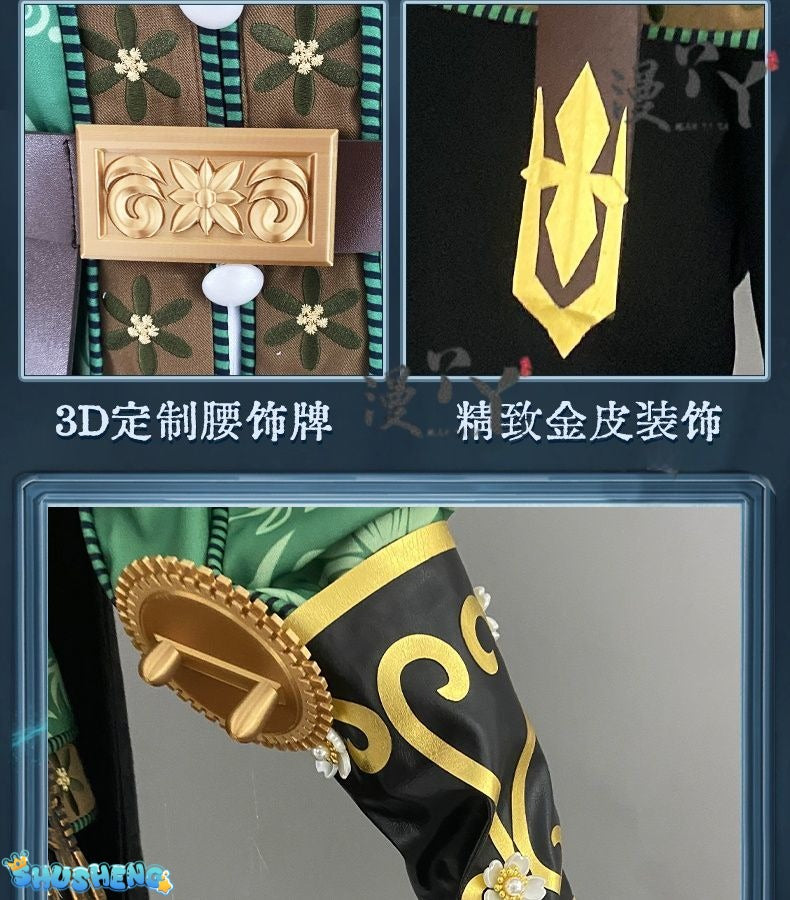 Emil Cosplay Game Identity Ⅴ Patient Costume New Romeo Cloak Hat Prop Accessories Set Party Carnival Woman Man Uniform