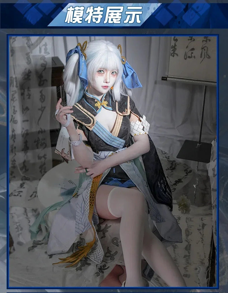 Wuthering Waves Jinhsi Women Cosplay Costume Uniform Halloween Carnival Party Christmas Play Role Clothes Clothing