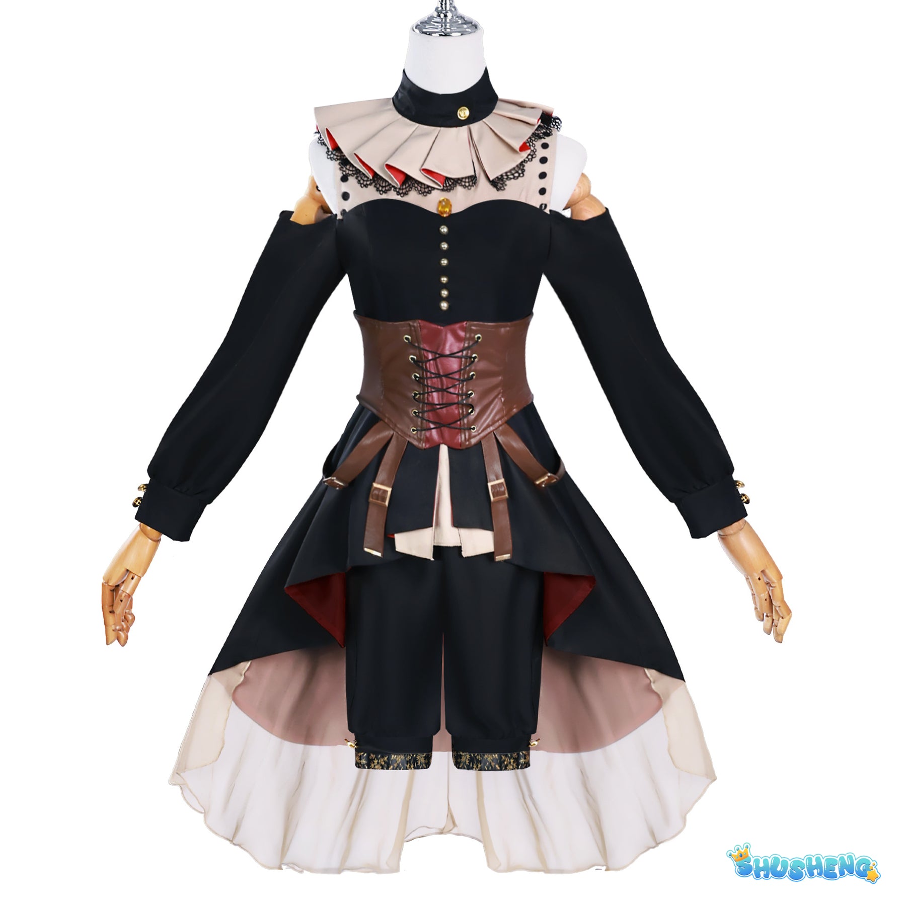 Anime BanG Dream! Ave Mujica Cosplay Misumi Uika Costume Gothic Court Dresses
