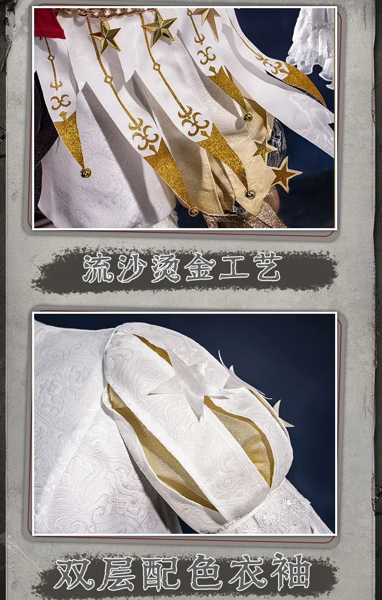 Identity V Mike Morton King Of The Noisy Stars Cosplay Costume Uniform Halloween Carnival Party Play Role Clothes Clothing