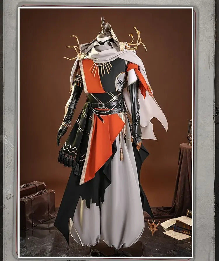 Shusheng-R Identity Ⅴ Mercenary Naib Subedar Cosplay Costume Uniform Halloween Carnival Party Christmas Play Role Clothes Clothing