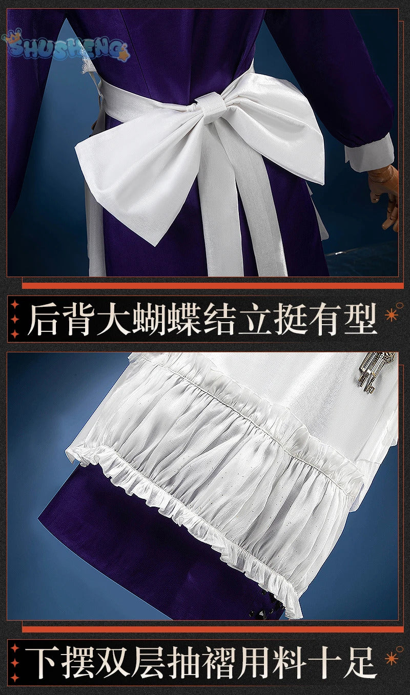Tuesday Christine game reverse: 1999 cosplay costume sweet sexy dresses and accessories props for men women Halloween party set