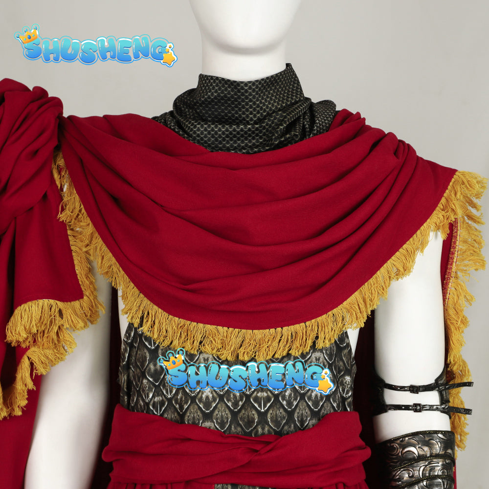 Game Cosplay Messmer the Impaler Costume Women Halloween Set Anime Shadow of the Erdtree Messmer the Impaler Cosplay with Cape