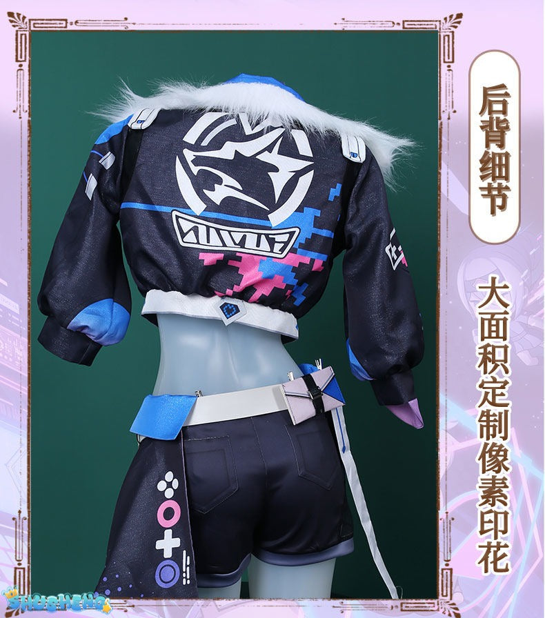 Silver Wolf Cosplay Costume Honkai Star Rail Carnival Uniform Anime Halloween Costumes Women Game