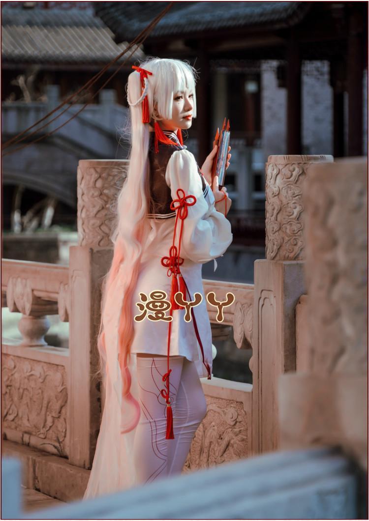 Shiranui Onmyoji Shiranui Cosplay Costume Halloween party dress female cheongsam