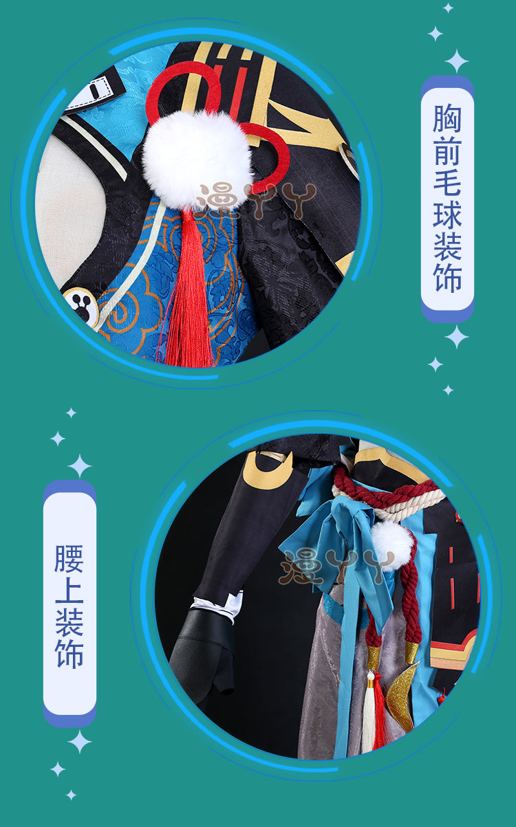 Game Genshin Impact Gorou Cosplay Costume Men Combat Uniform Fox Boy Costume Halloween Women Cosplay Costume Full Set
