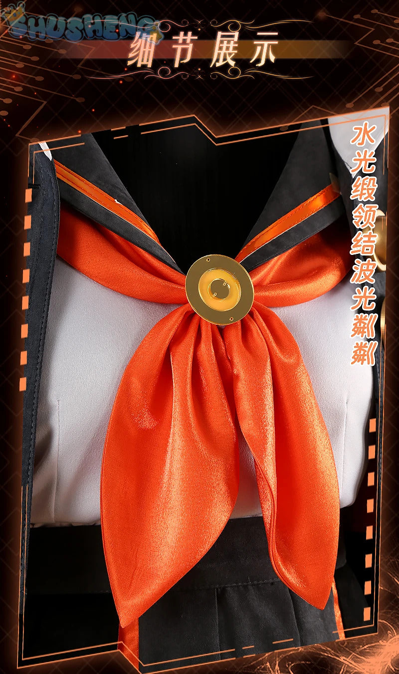 FGO Kishinami Hakuno Fate grand Order Cosplay Costume Hat tie short skirt sweet JK uniform campus sailor Halloween party suit