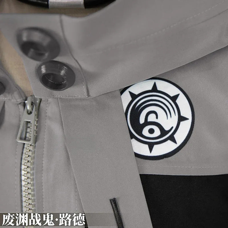Anime Gachiakuta Rudo Surebrec Cosplay Costume Uniform Hoodie Gloves Akuta Cleaners Halloween Party Women Men Carnival
