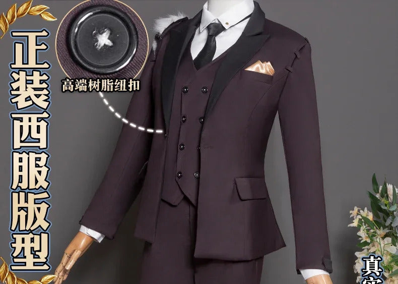 Identity Ⅴ Norton Campbell Aesop Carl Cosplay Costume Embalmer Prospector Uniform Suit Thug Halloween Carnival Play Clothing
