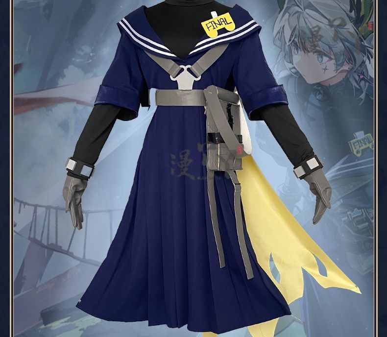 Game Arknights Irene Cosplay Costume Navy Jk Uniform Halloween Carnival Party Play Role Clothes Clothing COSFun