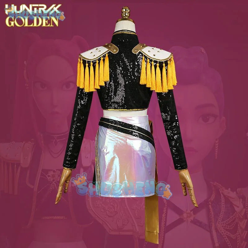 K-Pop: Demon Hunters Mira Cosplay Costume Song Server Uniform Halloween Carnival Party Christmas Play Role Clothes Clothing